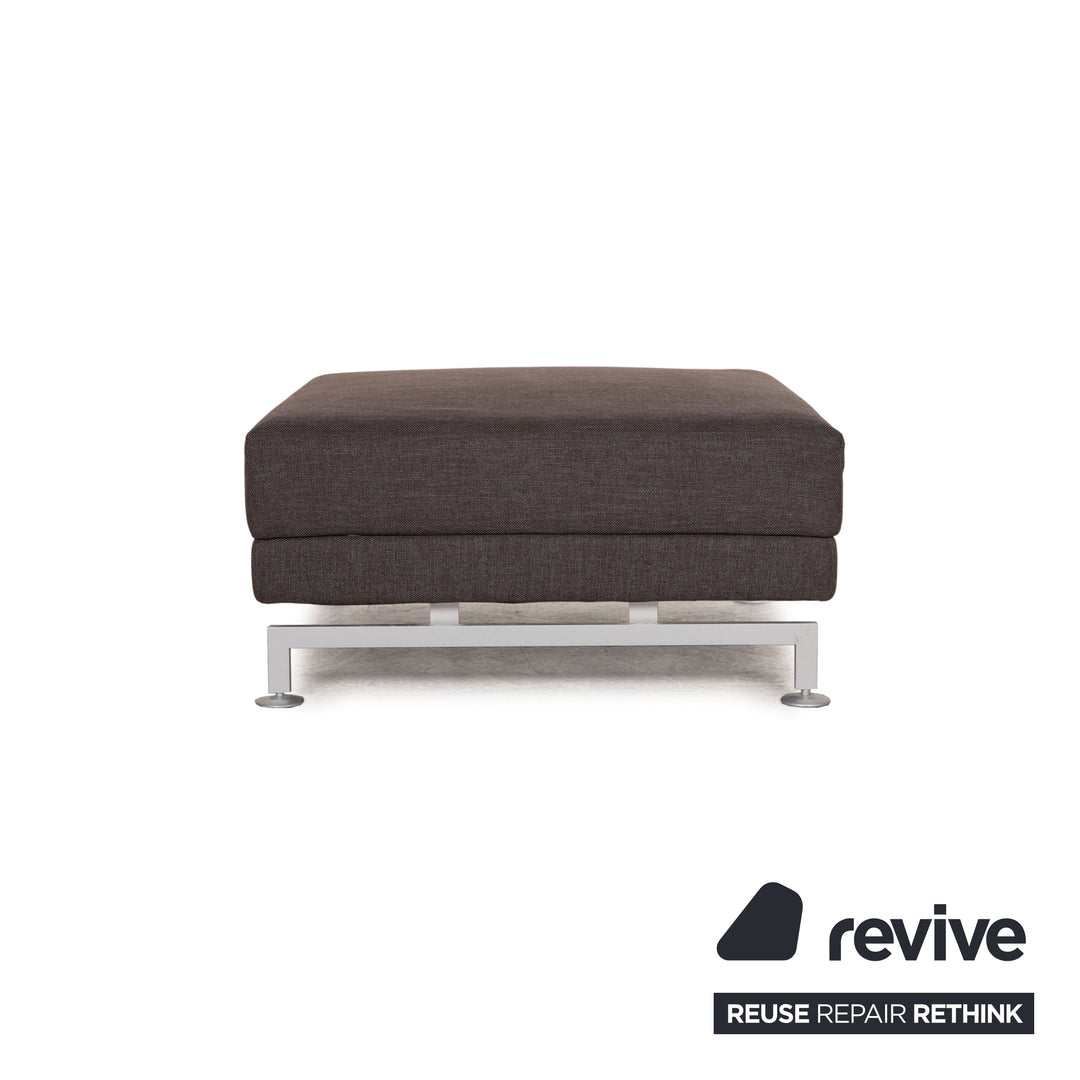 Brühl Moule Stoff Hocker Anthrazit