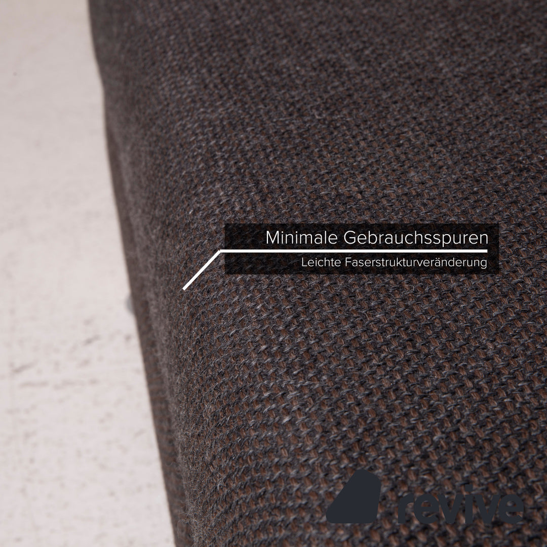 Brühl Moule Stoff Hocker Braun