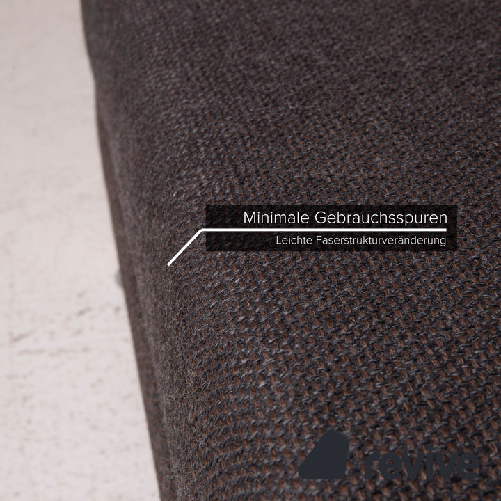 Brühl Moule Stoff Hocker Braun