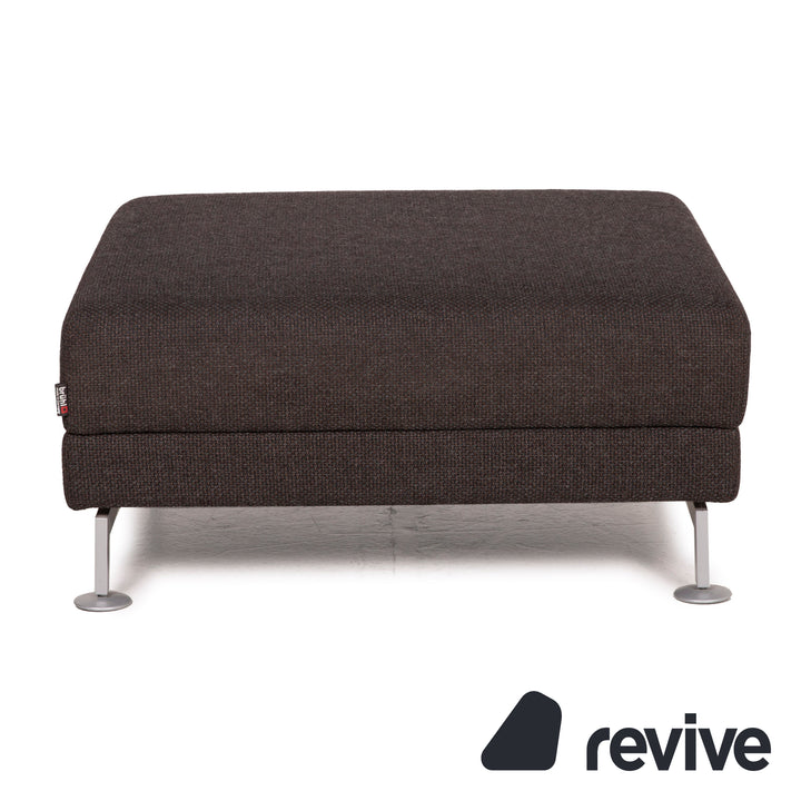 Brühl Moule Stoff Hocker Braun