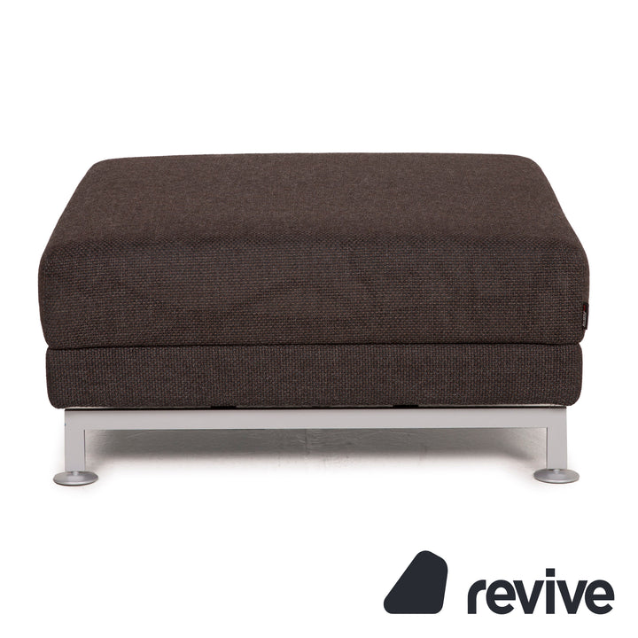 Brühl Moule Stoff Hocker Braun