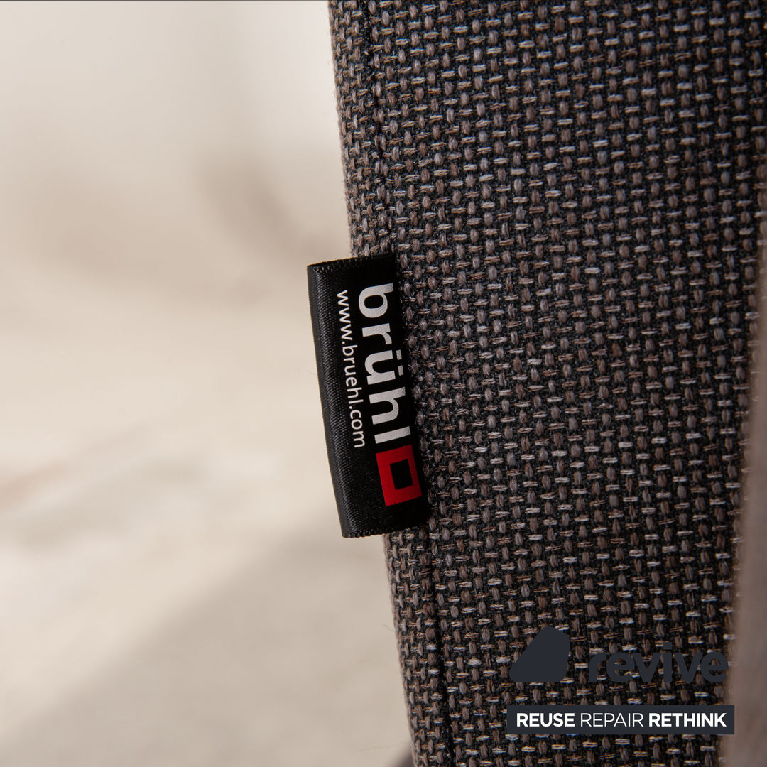 Brühl Moule Stoff Sofa Anthrazit Ecksofa Couch Funktion Relaxfunktion