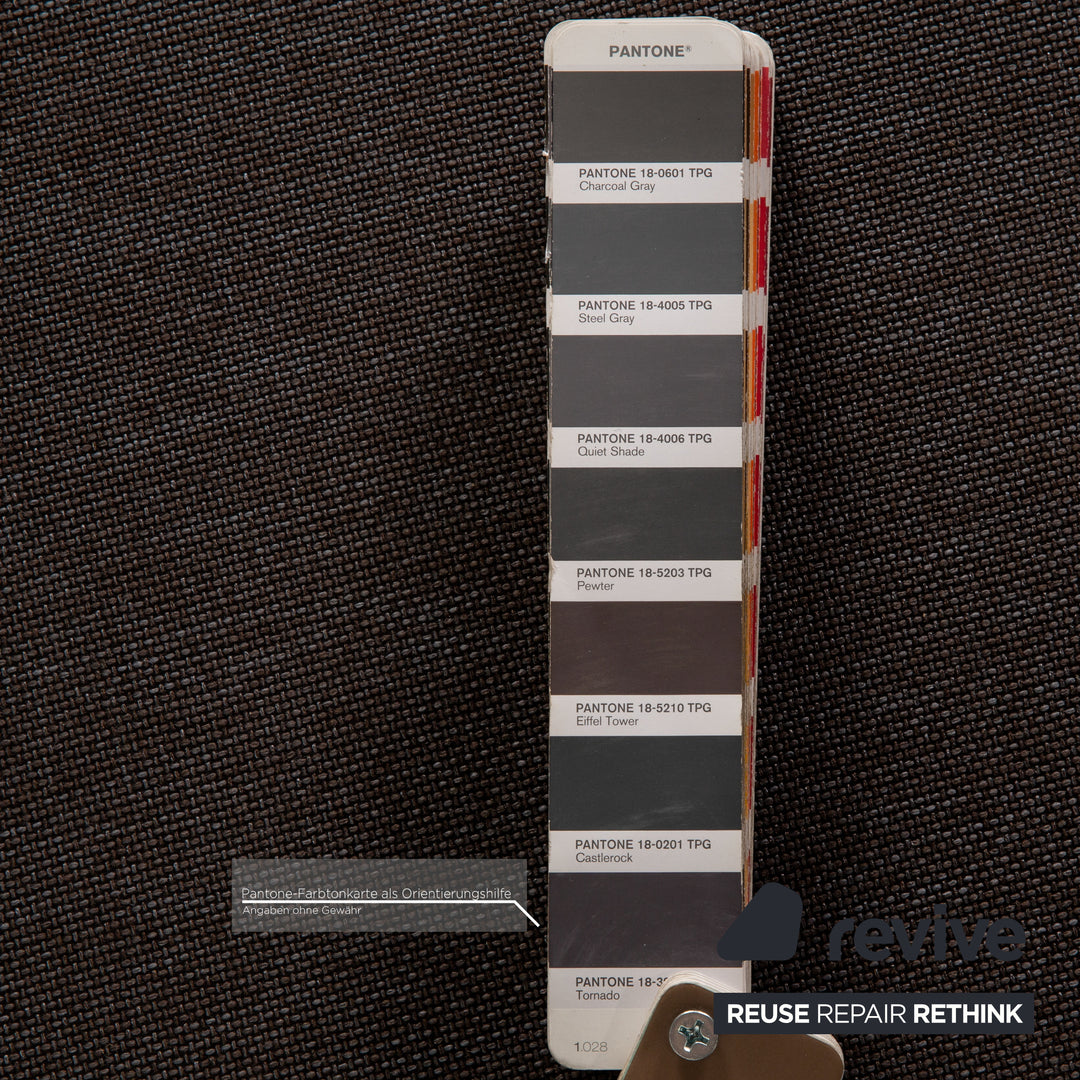 Brühl Moule Stoff Sofa Anthrazit Ecksofa Couch Funktion Relaxfunktion