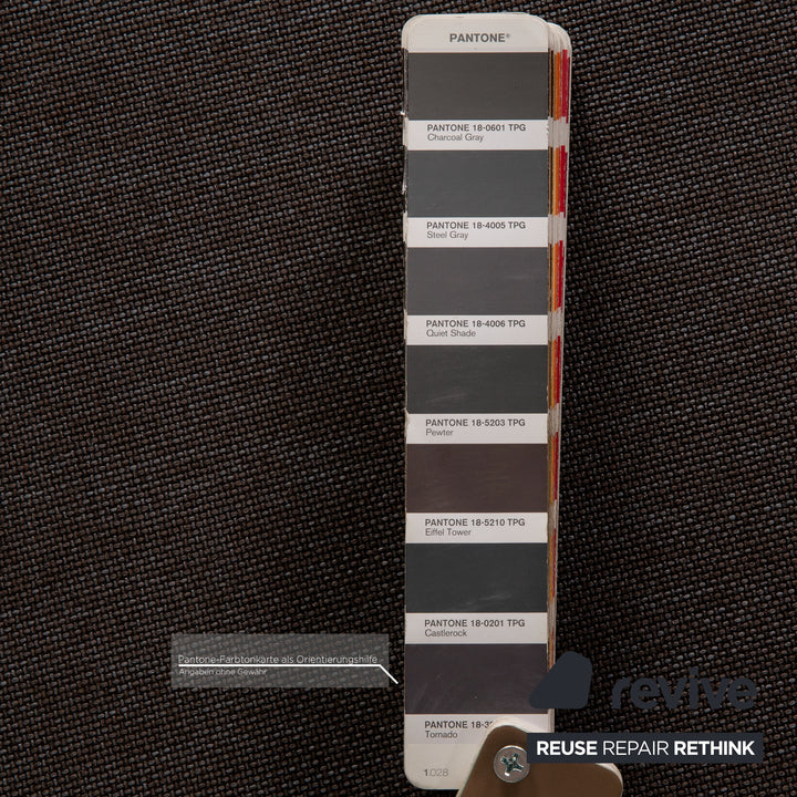 Brühl Moule Stoff Sofa Anthrazit Ecksofa Couch Funktion Relaxfunktion