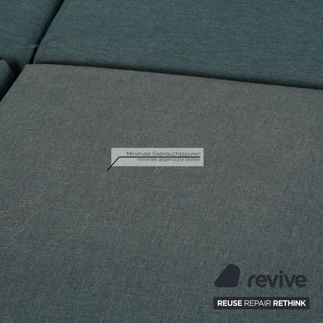 Brühl Moule Stoff Sofa Blau Ecksofa Couch Funktion