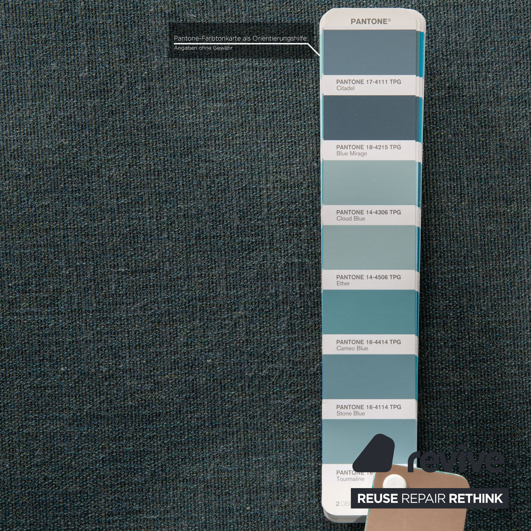 Brühl Moule Stoff Sofa Blau Ecksofa Couch Funktion