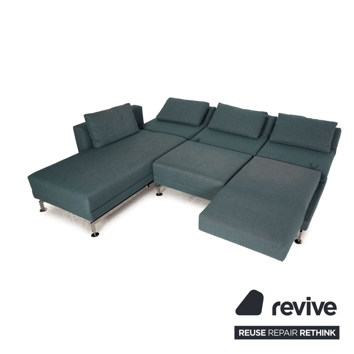 Brühl Moule Stoff Sofa Blau Ecksofa Couch Funktion