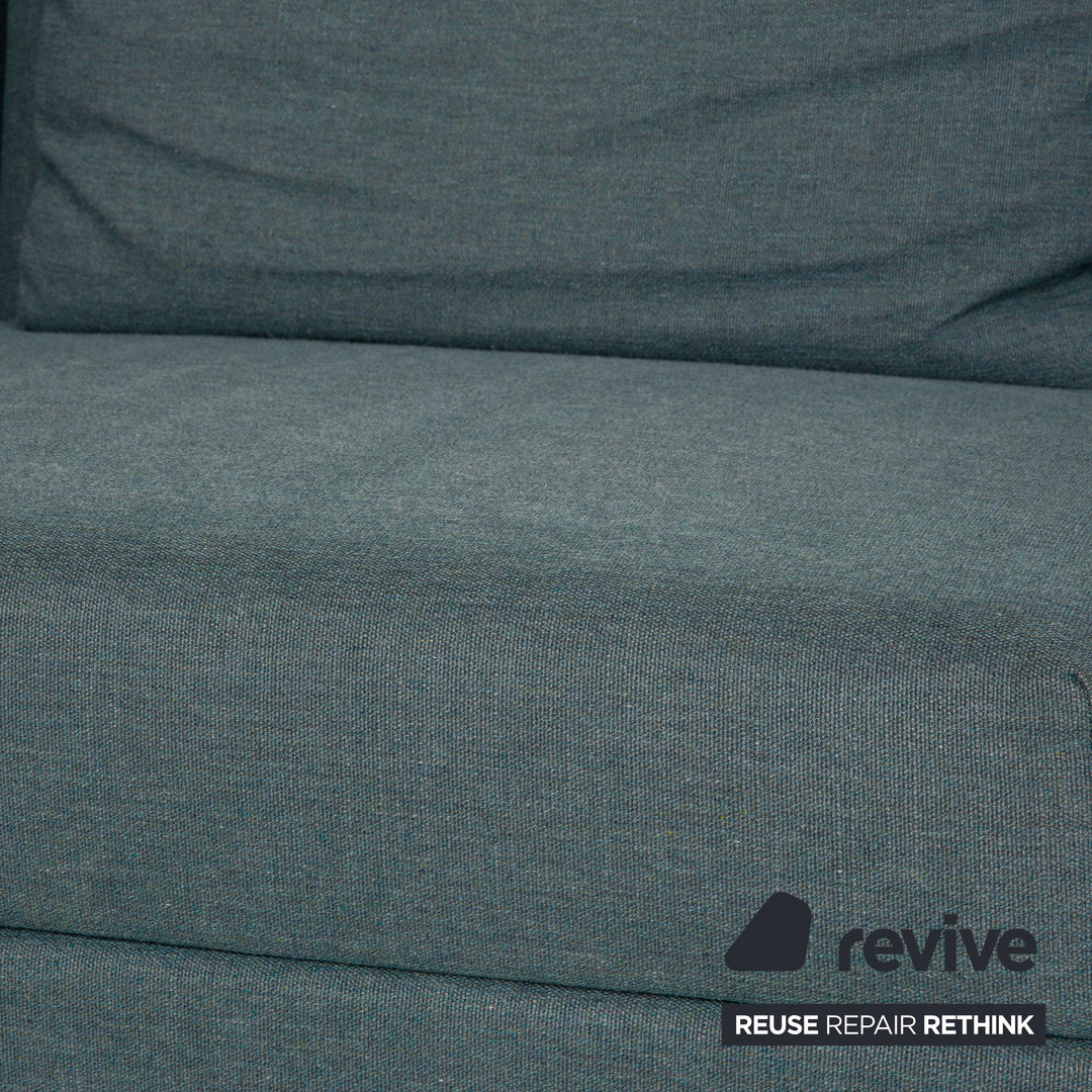 Brühl Moule Stoff Sofa Blau Ecksofa Couch Funktion