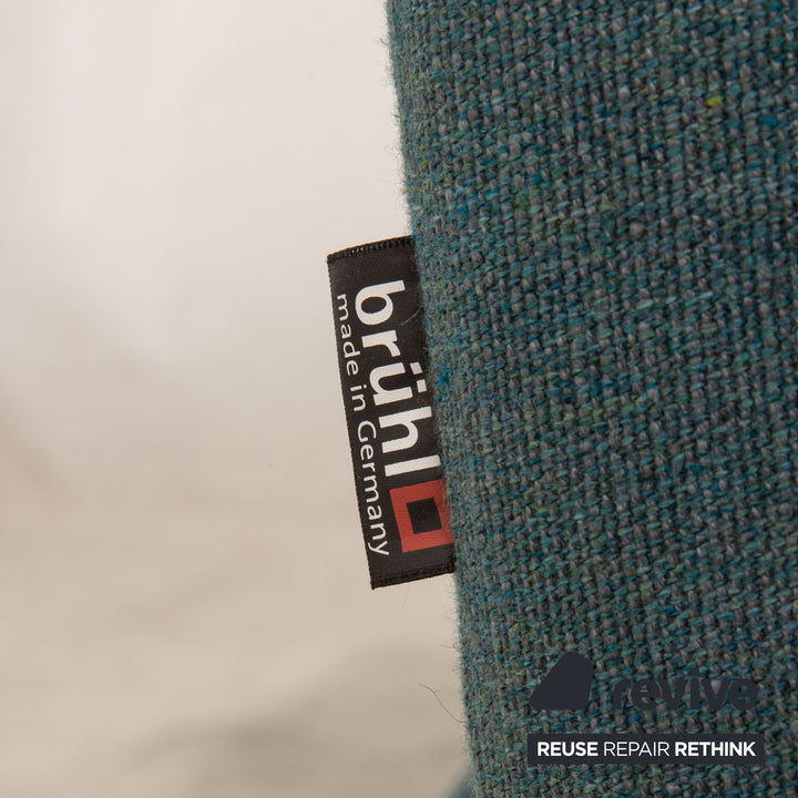 Brühl Moule Stoff Sofa Blau Ecksofa Couch Funktion