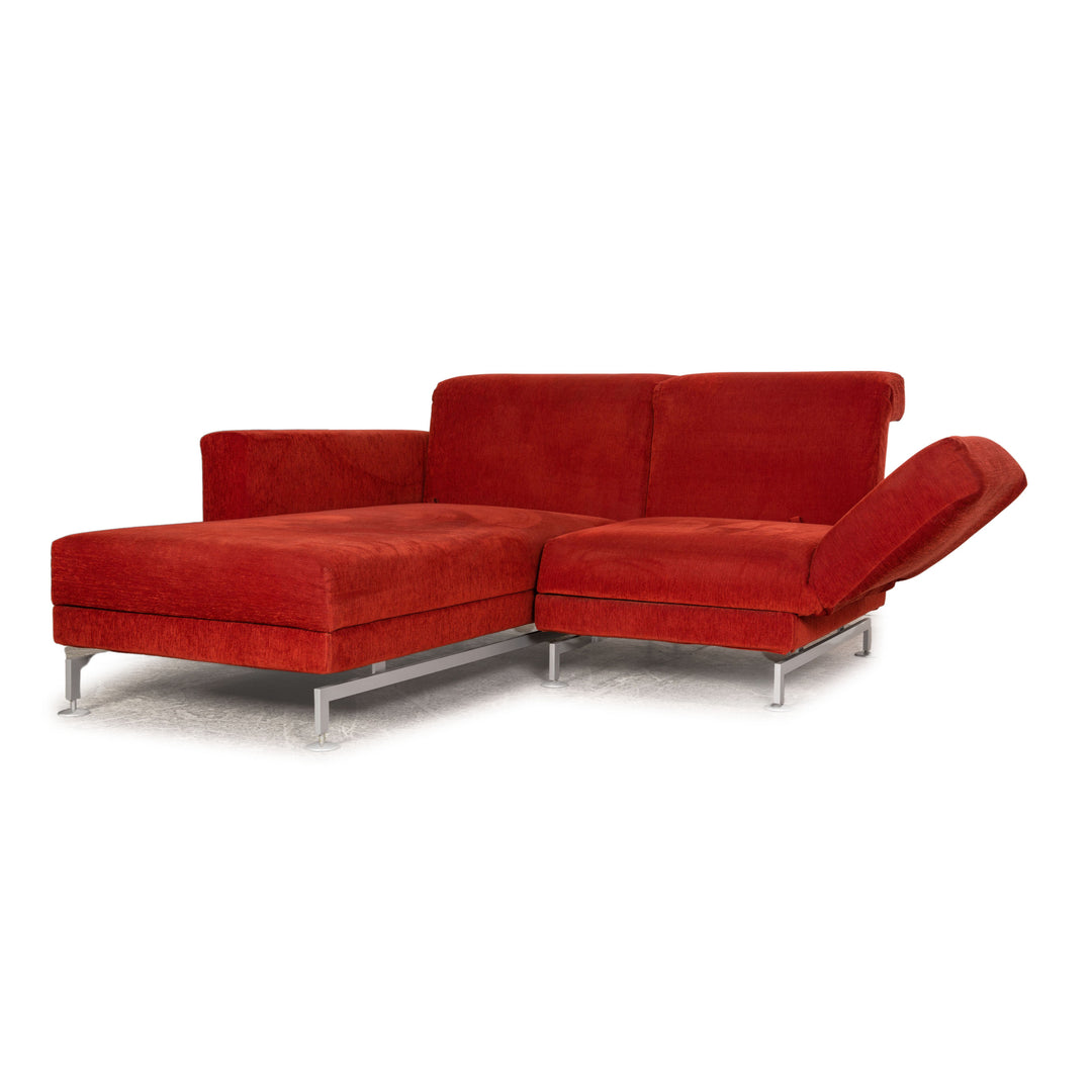 Brühl Moule Stoff Ecksofa Rot Orange Funktion Sofa Couch