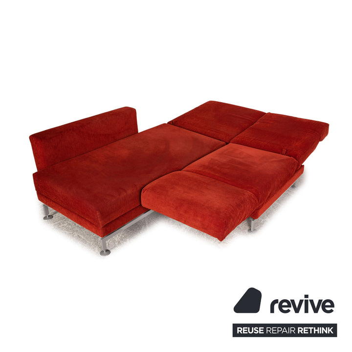 Brühl Moule Stoff Ecksofa Rot Orange Funktion Sofa Couch