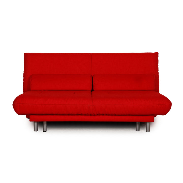 Brühl Quint Stoff Zweisitzer Rot Sofa Couch Schlaffunktion