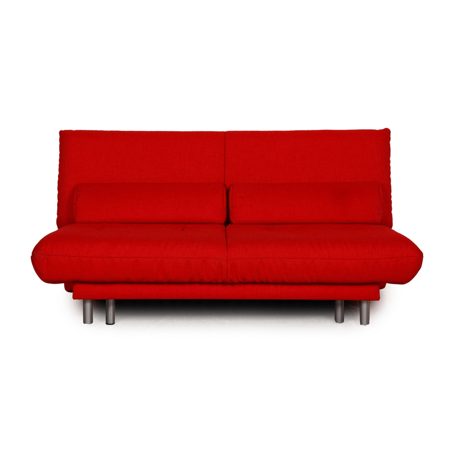 Brühl Quint Stoff Zweisitzer Rot Sofa Couch Schlaffunktion