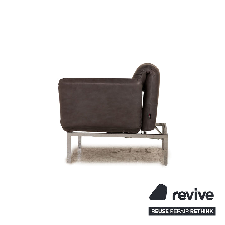 Brühl Roro Leder Sessel Grau Funktion