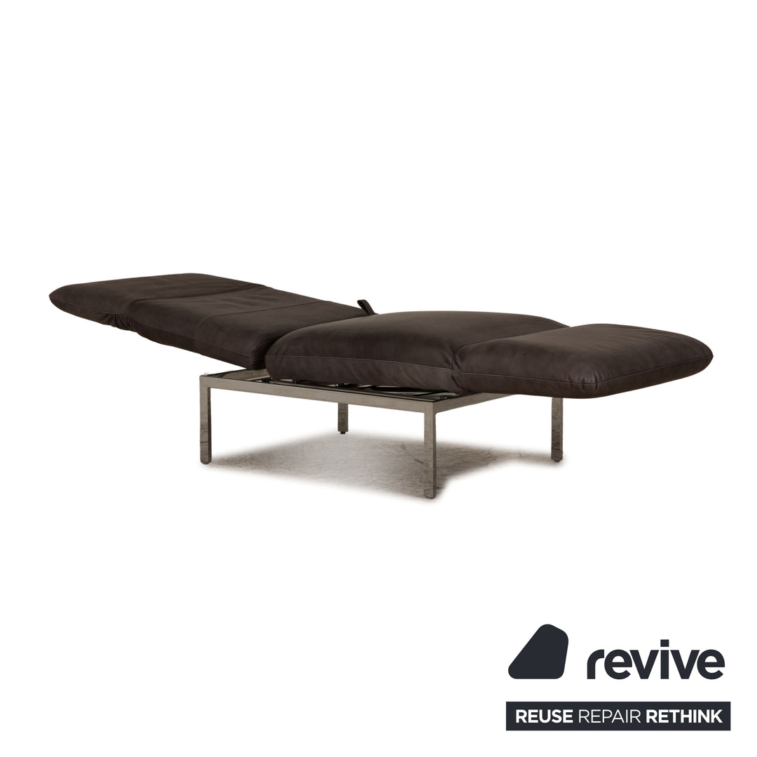 Brühl Roro Leder Sessel Grau Funktion