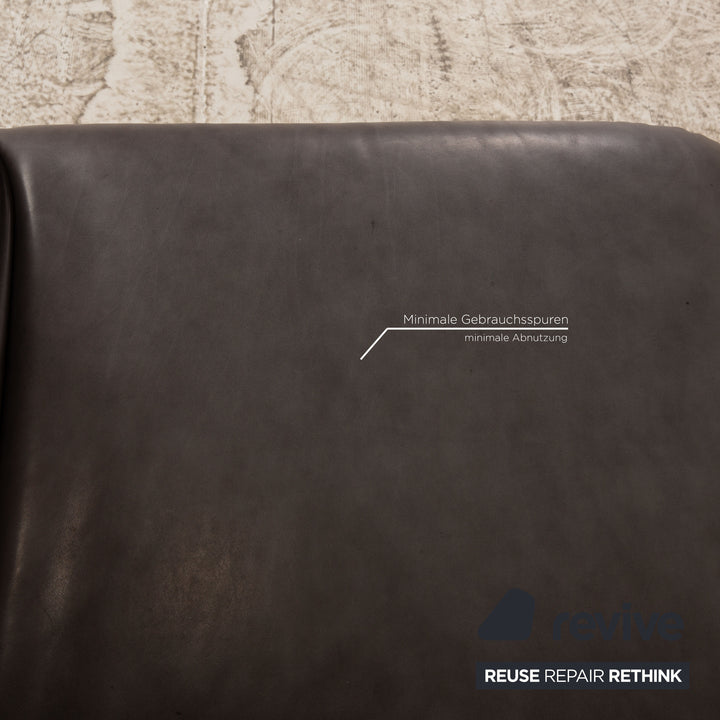 Brühl Roro Leder Sessel Grau Funktion