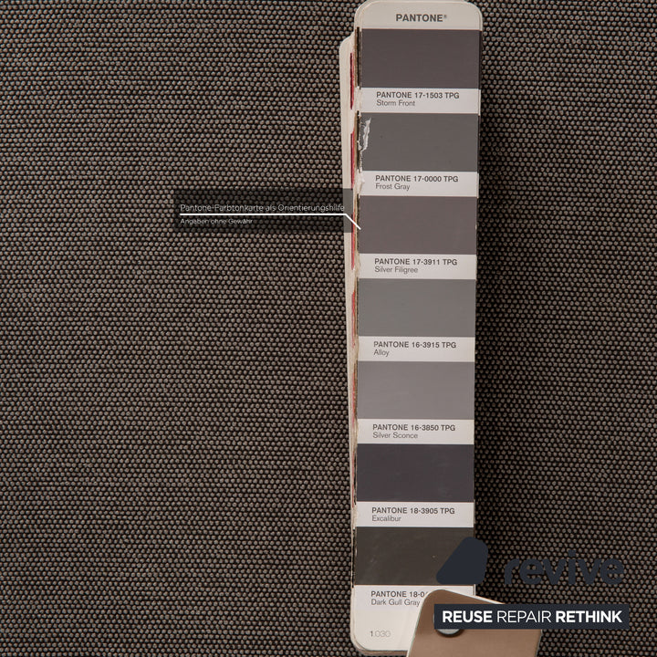 Brühl Roro fabric ESofa gray corner sofa couch function relax function sleeping function