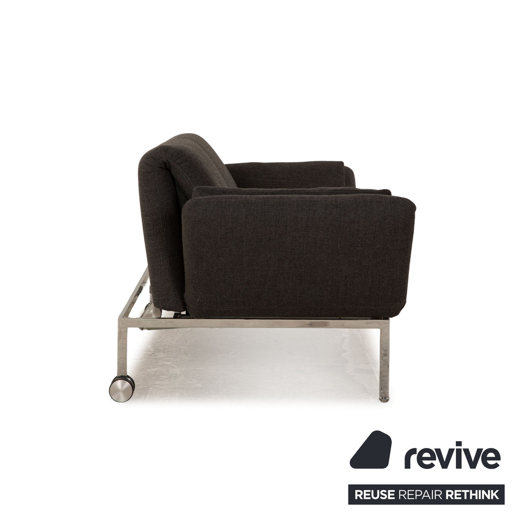 Brühl Roro tissu deux places gris fonction manuelle canapé fonction couchage