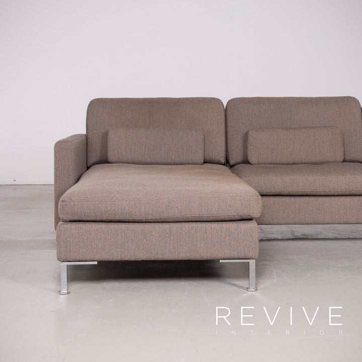 Brühl Alba Designer Stoff Ecksofa Braun Sofa Couch Funktion #7106