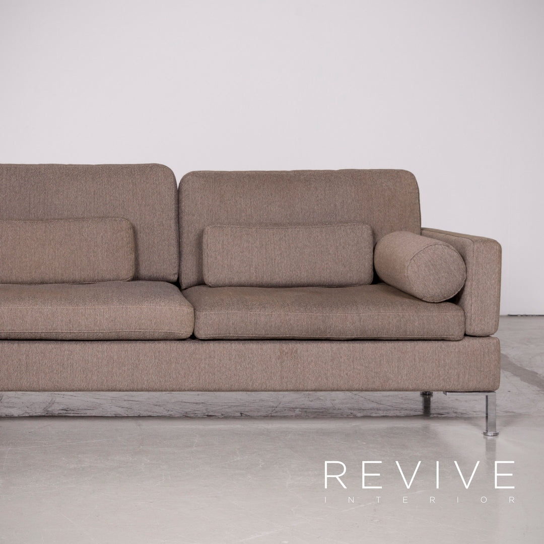 Brühl Alba Designer Stoff Ecksofa Braun Sofa Couch Funktion #7106