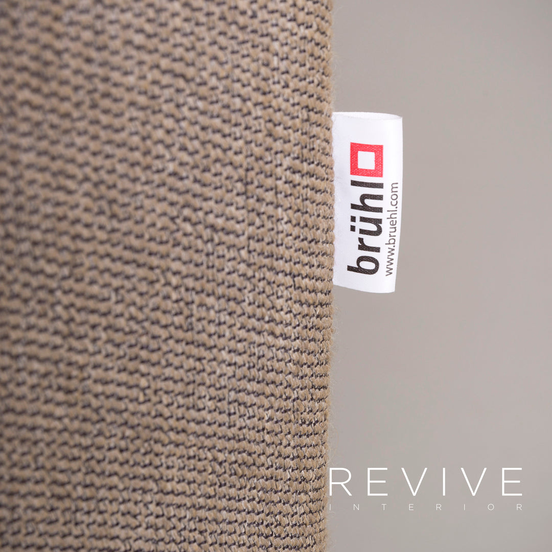 Brühl Alba Designer Stoff Ecksofa Braun Sofa Couch Funktion #7106