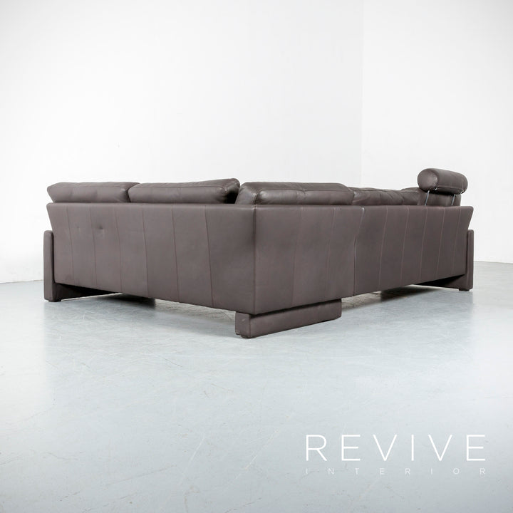 Brühl Alba Leder Ecksofa Braun Couch Funktion Echtleder #6197