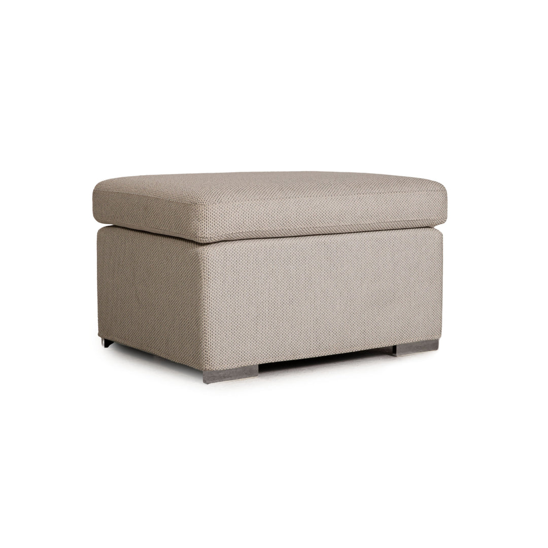 Brühl & Sippold Alba Stoff Hocker Beige