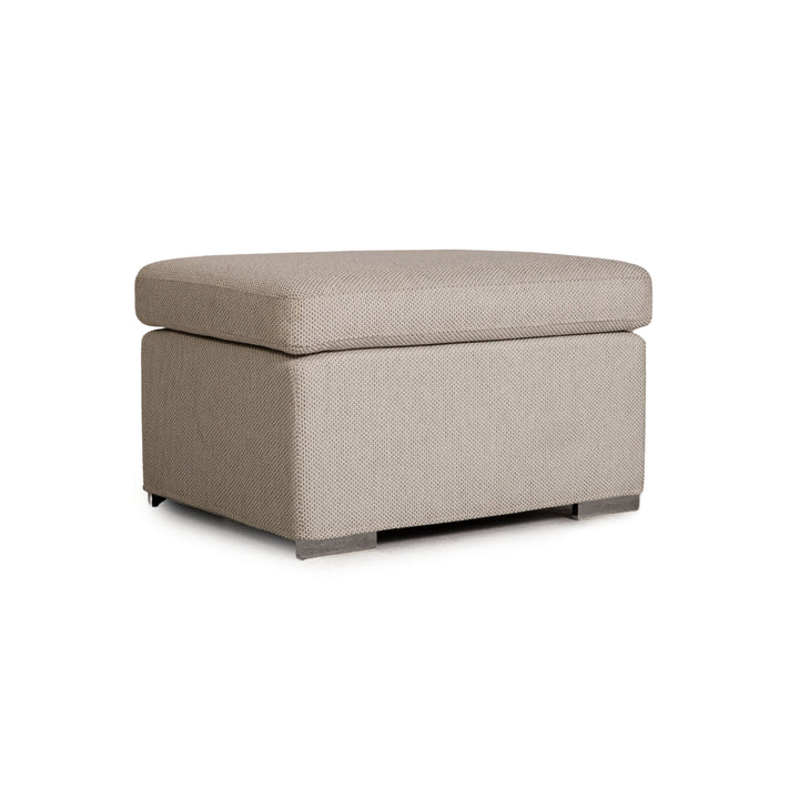 Brühl & Sippold Alba Stoff Hocker Beige