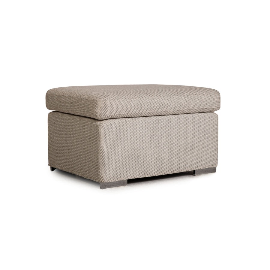 Brühl & Sippold Alba Stoff Hocker Beige