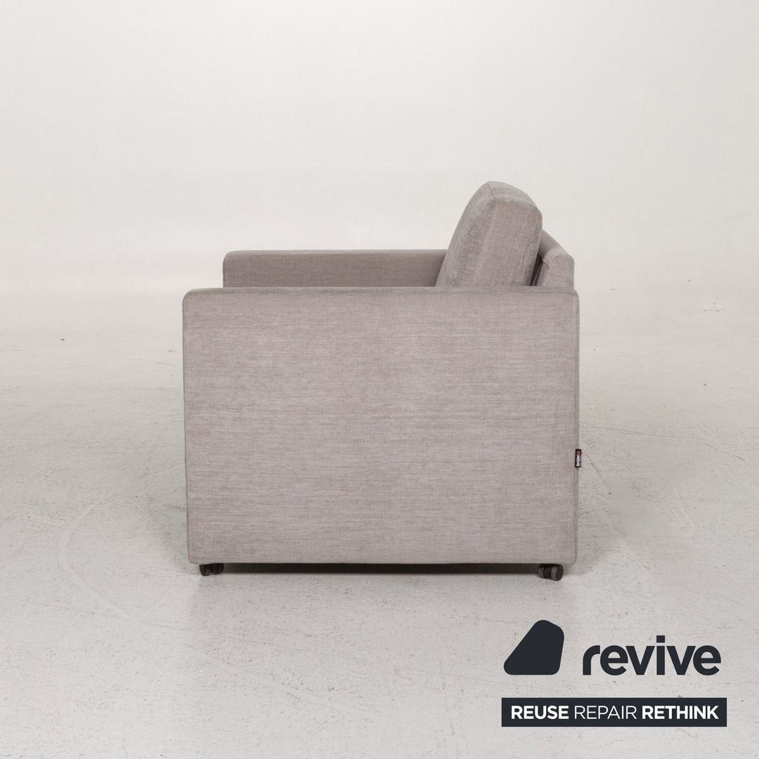 Brühl Alba Stoff Sessel Grau #13357