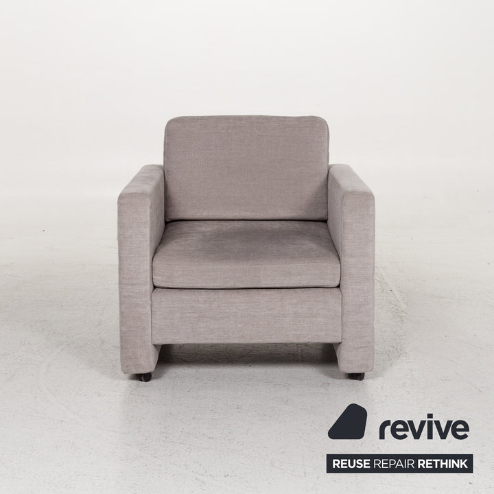 Brühl Alba Stoff Sessel Grau #13357