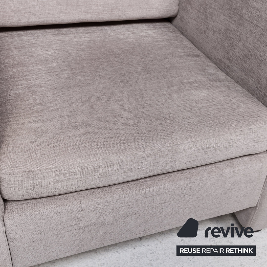 Brühl Alba Stoff Sessel Grau #13357