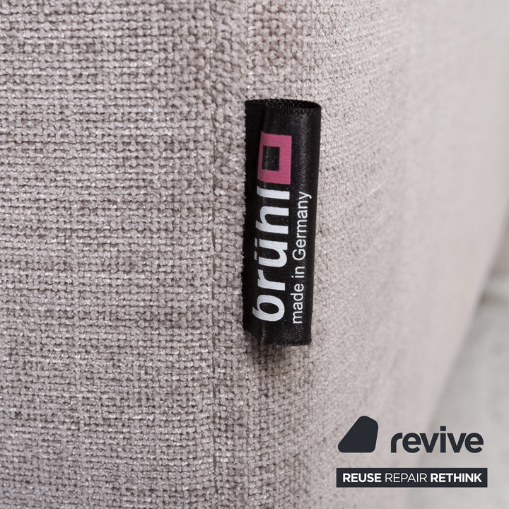 Brühl Alba Stoff Sessel Grau #13357