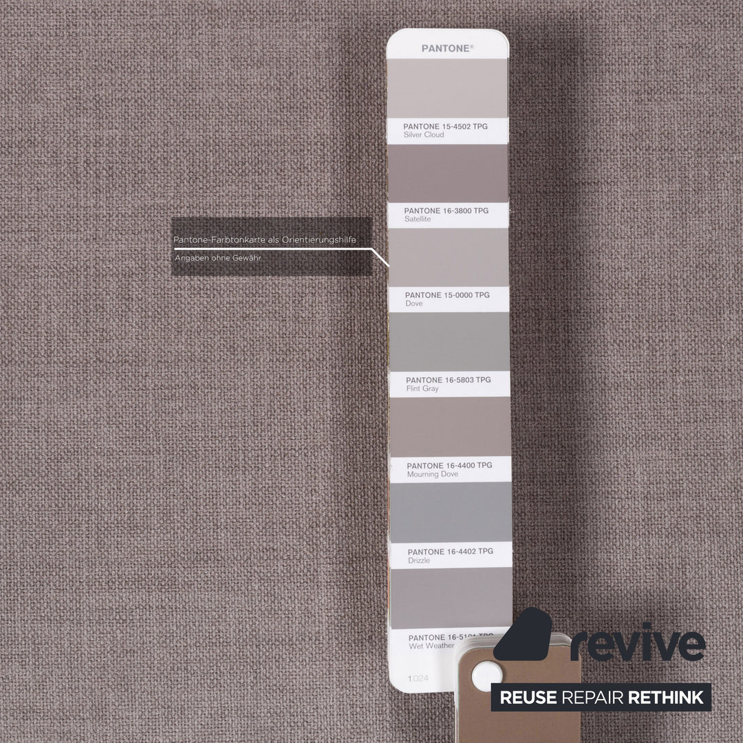 Brühl Alba Stoff Sessel Grau #13357