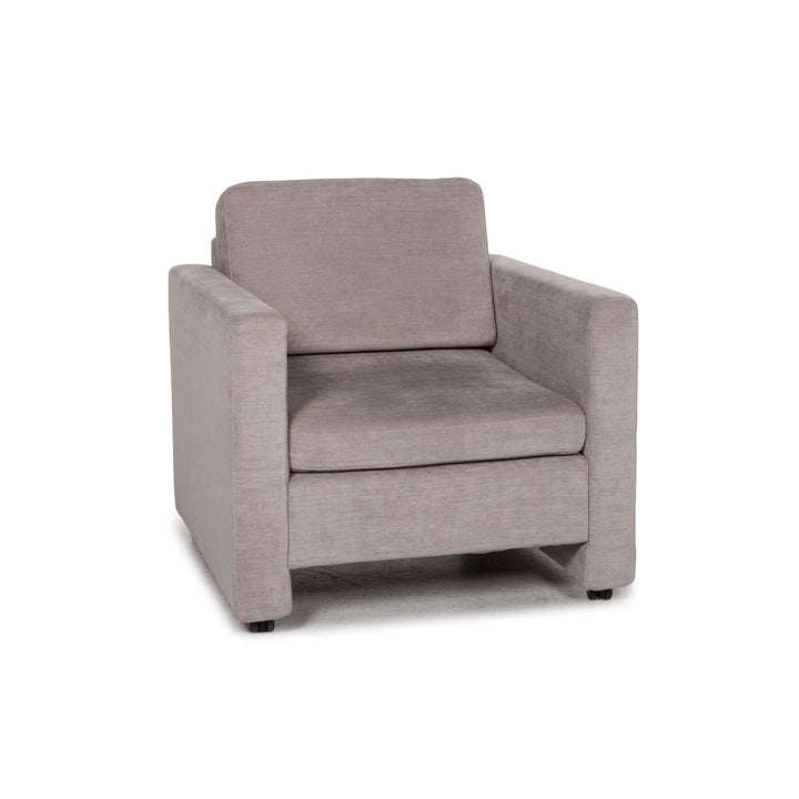 Brühl Alba Stoff Sessel Grau #13357