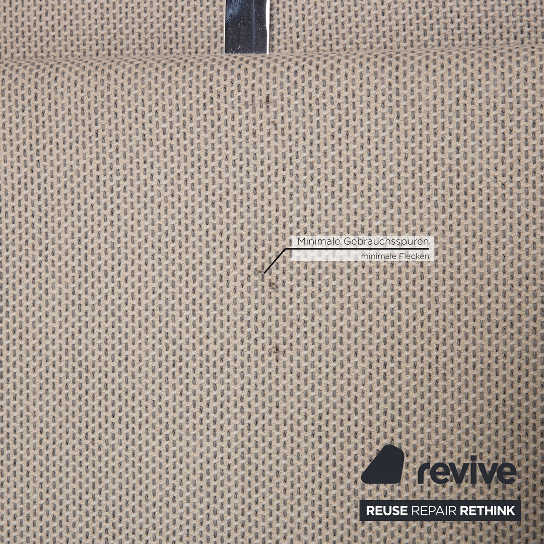 Brühl Alba Stoff Sofa Beige Zweisitzer Couch