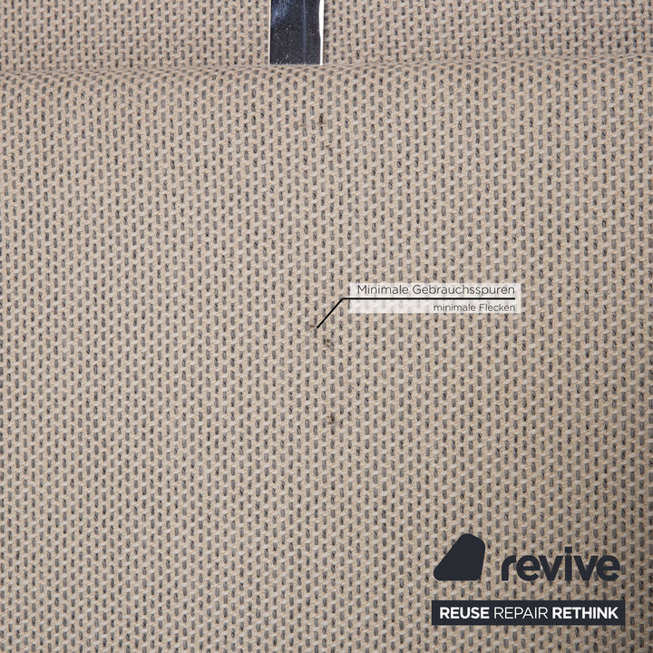 Brühl Alba Stoff Sofa Beige Zweisitzer Couch