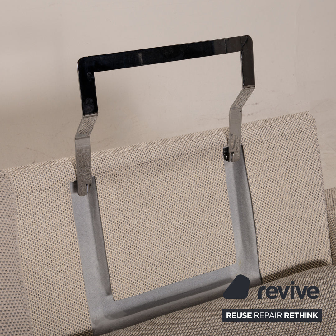 Brühl Alba Stoff Sofa Beige Zweisitzer Couch