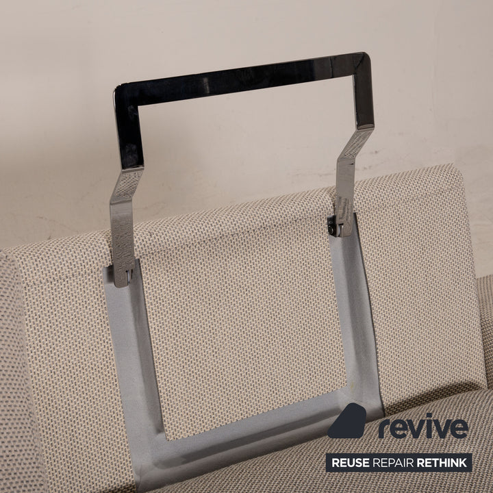 Brühl Alba Stoff Sofa Beige Zweisitzer Couch