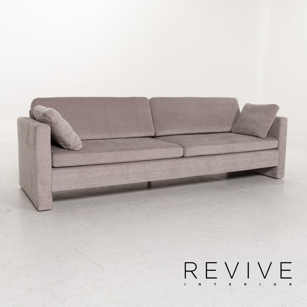 Brühl & Sippold Alba Stoff Sofa Grau Dreisitzer Funktion Couch #13091