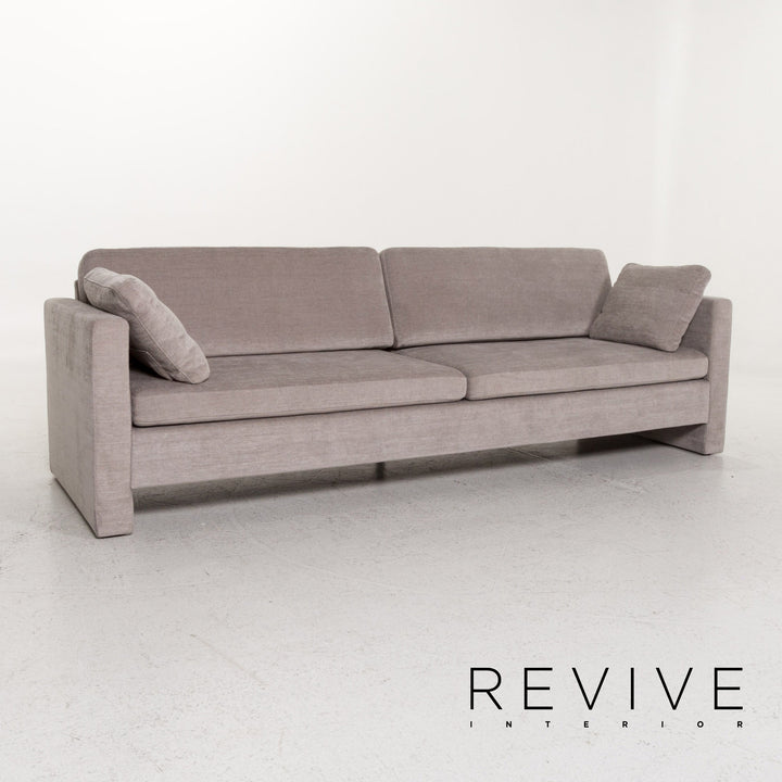 Brühl & Sippold Alba Stoff Sofa Grau Dreisitzer Funktion Couch #13091