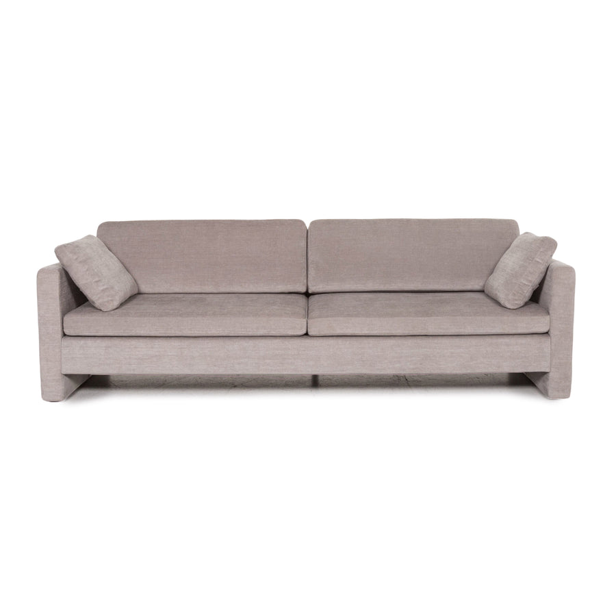 Brühl & Sippold Alba Stoff Sofa Grau Dreisitzer Funktion Couch #13091