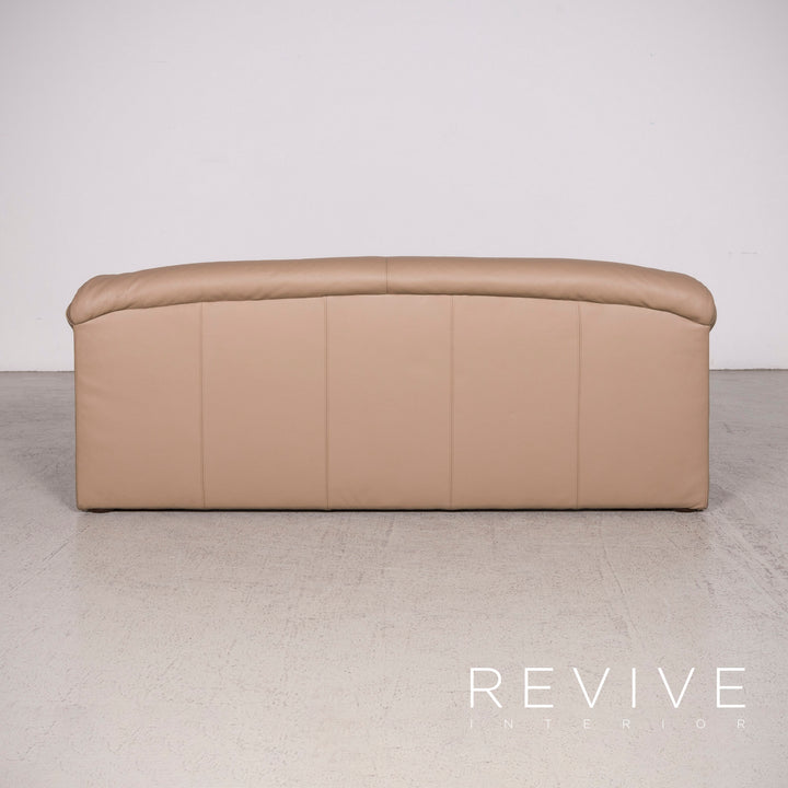 Brühl Ampiezza Designer Leder Sofa Garnitur Cognac Dreisitzer Zweisitzer Echtleder Couch #8491