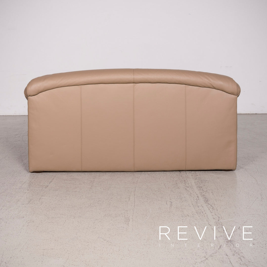 Brühl Ampiezza Designer Leder Sofa Cognac Zweisitzer Echtleder Couch #8342