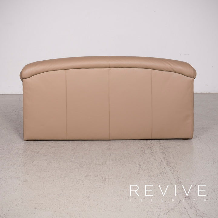 Brühl Ampiezza Designer Leder Sofa Cognac Zweisitzer Echtleder Couch #8342