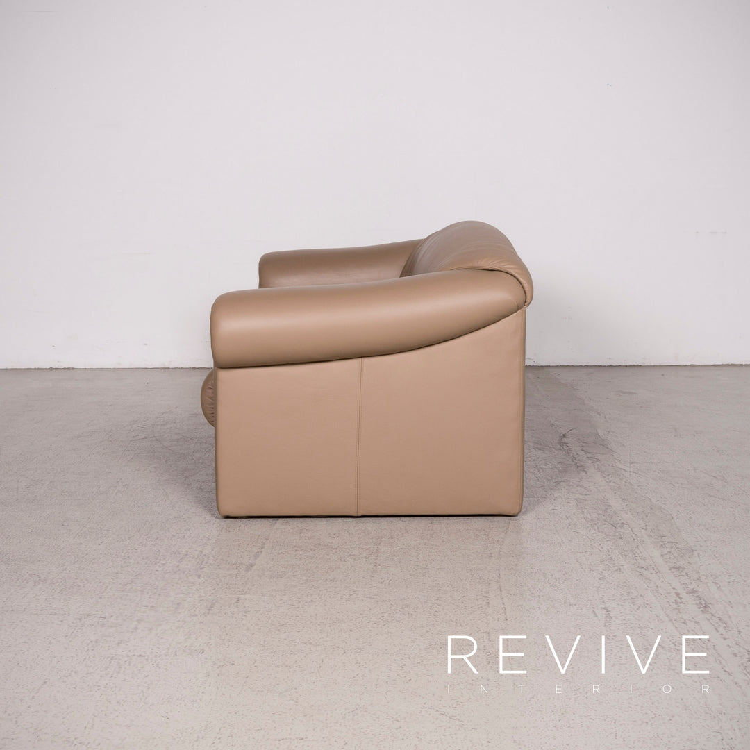 Brühl Ampiezza Designer Leder Sofa Cognac Zweisitzer Echtleder Couch #8342