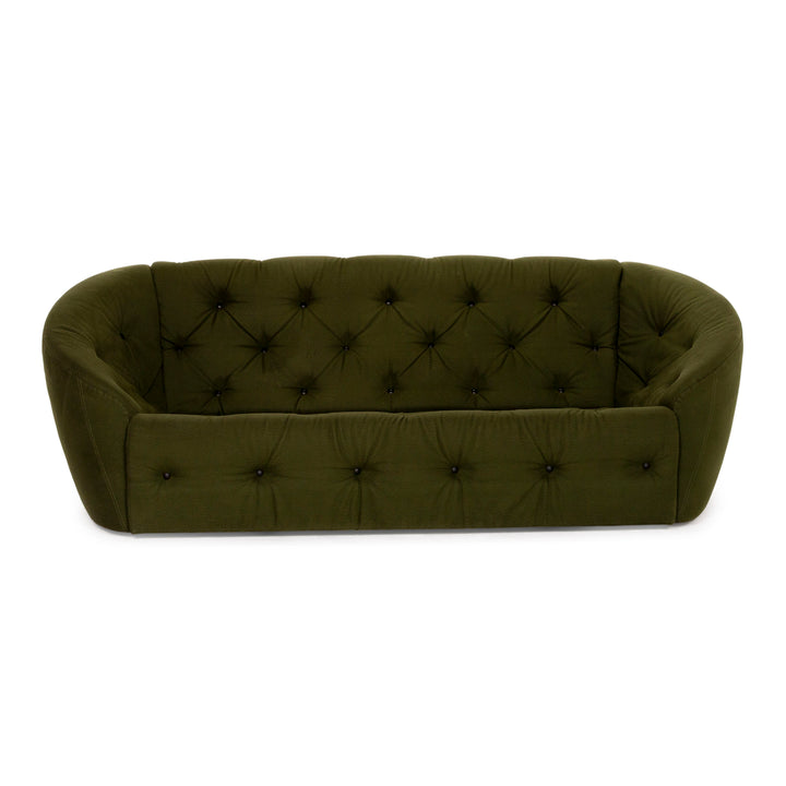 Brühl & Sippold Avec Plaisir Stoff Sofa Grün Dreisitzer Couch