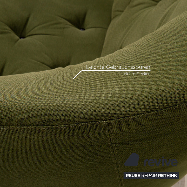 Brühl & Sippold Avec Plaisir Stoff Sofa Grün Dreisitzer Couch