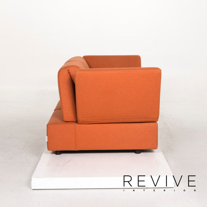 Brühl & Sippold Brühl Clip Stoff Sofa Orange Zweisitzer Funktion Relaxfunktion Variabel #12542