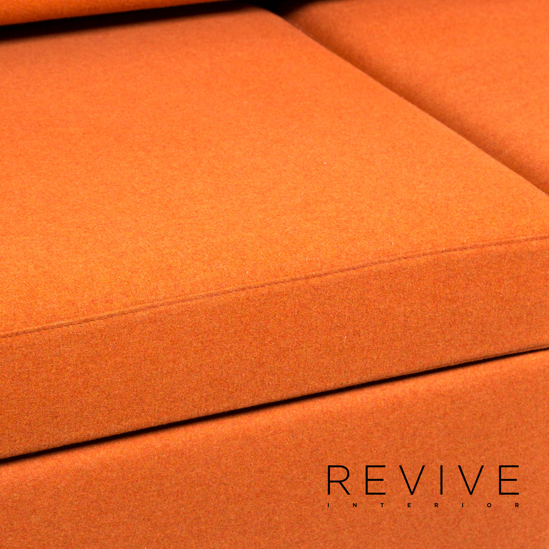 Brühl & Sippold Brühl Clip Stoff Sofa Orange Zweisitzer Funktion Relaxfunktion Variabel #12542